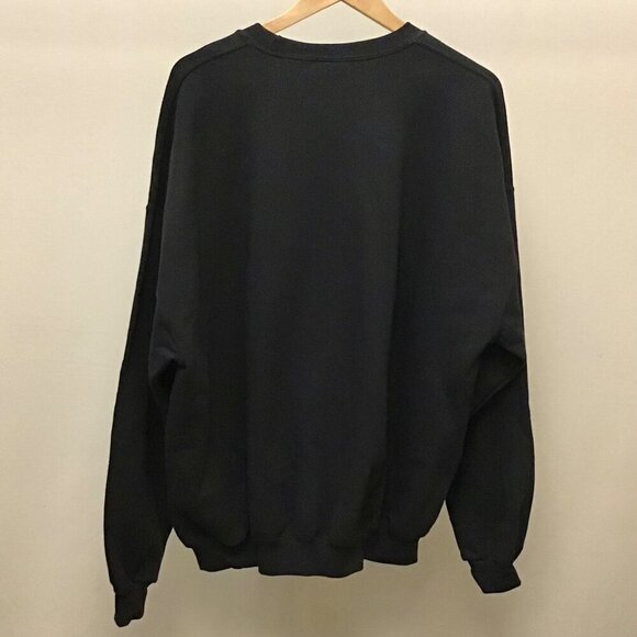 Vintage Y2K Sweatshirt Muscle Car Pullover Black 2XL Men’s Jerzees Brand - Picture 3 of 5